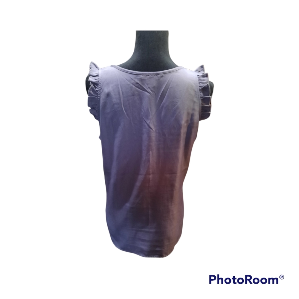 Tommy Hilfiger sleeveless ruffle blouse - Picture 3 of 5